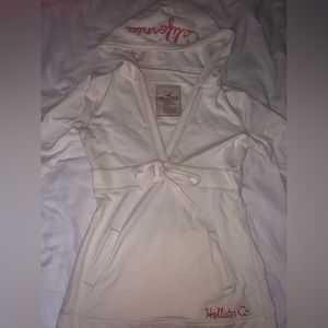 Hollister y2k short sleeve hoodie